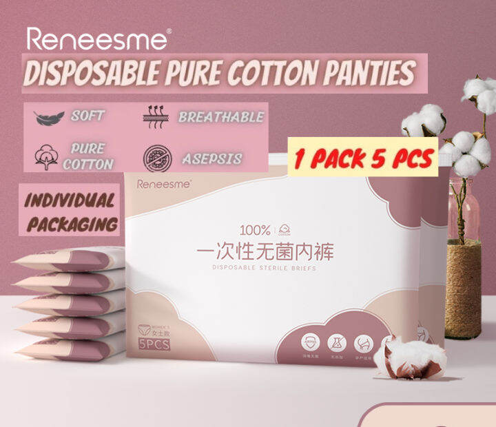《Mega Sale》Disposable Panties Travel Maternity Confinement cotton women Seluar Dalam Pakai Buang