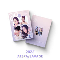 โฟโต้บุ๊ค photobook อัลบั้มรูปภาพ 25P=52 หน้ารวมปก ขนาด 10.5×14 cm KPOP: เอสปา AESPA-Savage