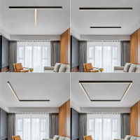 Minimalist Ceiling Lamp Long Strip Surface Mounted Linear Light For Aisle Balcony Corridor Bedroom Dining Background Wall Lights