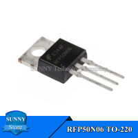 10Pcs RFP50N06 TO-220 50N06 TO220 50A/60V MOSFET N-ช่องใหม่