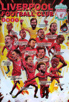 โปสเตอร์ ทีม ลิเวอร์พูล การ์ตูน Liverpool ปีเก่า  รูปภาพ ฟุตบอล ไม่พิมพ์แล้ว กีฬา football โปสเตอร์ติดผนัง poster