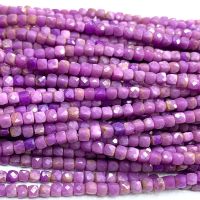 Veemake Phosphosiderite Natural Stones Gemstones Necklace Bracelets Earrings Edge Cube Faceted Beads For Jewelry Making 06902