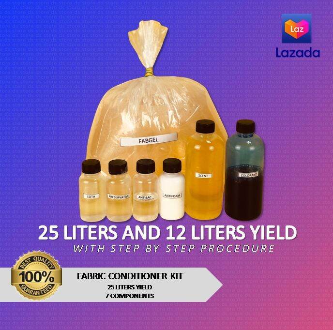 FABRIC CONDITIONER KIT 25 LITERS YIELD/12 LITERS with INSTRUCTION