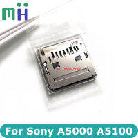 ใหม่สำหรับ A5100 SD Memory Card Reader Connector ผู้ถือสล็อต ILCE5000 ILCE5100 ILCE-5000 ILCE ALPHA 5000 5100