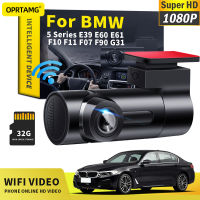 Oprtamg รถ dashcam รถ DVR MSC 1080จุด HD กล้อง WiFi ประบสำหรับ BMW 5 Series E39 E60 E61 F10F 11 F07 F90 G31 1994-2021 2022