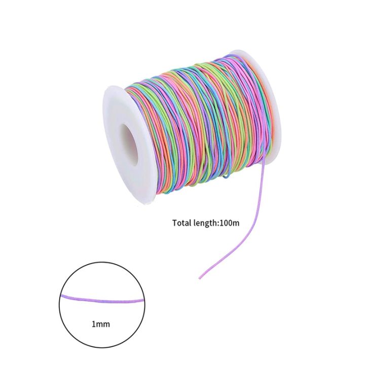 elastic-cord-beading-cords-threads-rainbow-color-stretch-string-cord-fabric-crafting-string-for-bracelet-craft-making