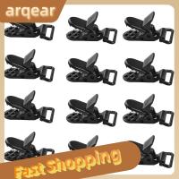 ARQEAR529453ที่หนีบเต็นท์ผ้าใบกันน้ำ5/10ชิ้นอุปกรณ์เสริมที่จับกรามคาราวานเครื่องมือกระชับผ้าใบกันลมตะขอเกี่ยวคลิปก็อกน้ำขายึดเต็นท์ตั้งแคมป์