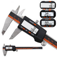 Stainless Steel Digital Display Caliper 150mm Fraction MM Inch High Precision Stainless Steel LCD Vernier Caliper