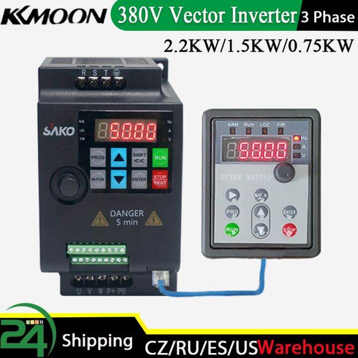 3 Phase 380v Vector Inverter Vfd Variable Frequency Converter For Stepless Motor Speed Control