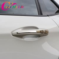 Color My Life Car Door Handle Protection Cover Sticker for Peugeot 208 2008 3008 207 308 407 for Citroen C4 C6 Accessories