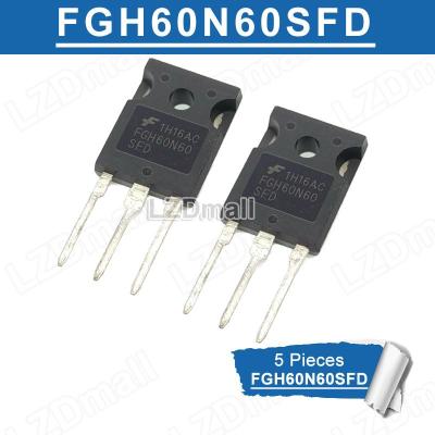 5ชิ้น TO247 FGH60N60SFD FGH 60N60 SFD 60N60SFD กับ-247 600V/60A IGBT ทรานซิสเตอร์ใหม่แบบดั้งเดิม IC