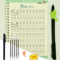 【cw】 Calligraphy Reusable Copybook 26 English letters Groove Children Handwriting Practice Books Baby