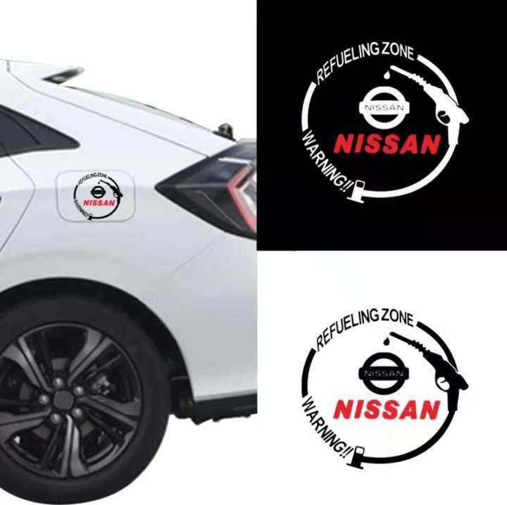 1pcs Car Gas Fuel Tank Cap Sticker Vinyl Cover Sticker Decal for Nissan