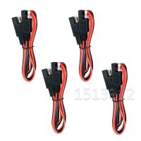 4 PCS 18AWG 100CM SAE to SAE Extension Cable Quick Disconnect Wire Harness SAE Connector 3 Feet 4 PCS