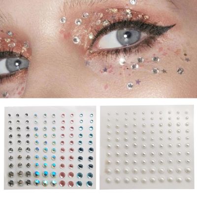 【YF】 Face Jewels Sticker Rhinestone Crystal Makeup Art Eye Shadow Jewelry Self Adhesive Temporary Tattoo Nail Body Beauty Tools