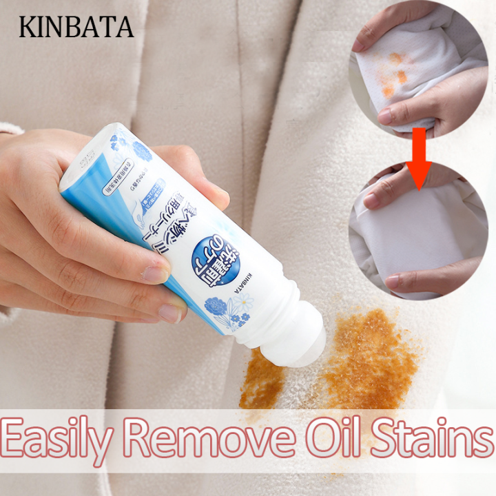 KINBATA Clothes Stain Remover Easily Remove Oil Stains Mild And Non