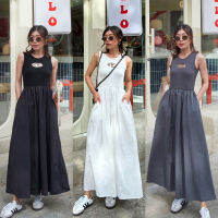 Y2K Metal Maxi Dress (590฿ฟรีส่ง) ล๊อคเป้า!! Y2K ฮ๊อตเกินต้านนน!! กระแสแรง!! น้องเดรสคาร์โก ตัดต่อช่วงเอว studioX2