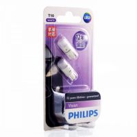 PHILIPS หลอดไฟหรี่ T10 Vision LED 6000k