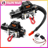 รถ RC กว้านไฟฟ้าเครื่องกว้านโลหะอุปกรณ์เสริมอัพเกรดใช้ได้กับ SCX 10 90046 D90 Traxxas TRX4 REDCAT