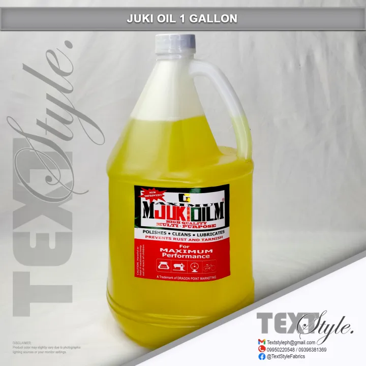 Textstyle Juki Sewing Machine Oil 1 Gallon Yellow Lazada PH