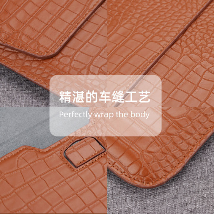 เหมาะสำหรับ-apple-กระเป๋าแล็ปท็อป-macbookair-huawei-xiaomi-ที่ใส่โน๊ตบุคหนัง-pu-แนวนอน