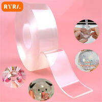 เทปนาโนใสนำกลับมาใช้ใหม่กาวกันน้ำ Traceless เทปสองหน้า Heavy Duty Strips DIY Craft Toy Bubble Supplies-ganekd