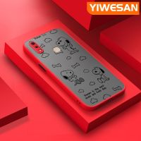 YIWESAN เคสกสำหรับ VIVO V9 V9 Youth V9 Pro Y85 เคสกรณีแฟชั่นสายดอกไม้หมีฝ้าใสฮาร์ดโทรศัพท์ปลอกเด็กผู้ชายกันกระแทกซิลิโคนเต็มปกหลังกล้องปกป้องกรณี