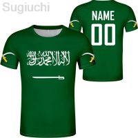 Custom Any Name Number SAUDI ARABIA 3D T-shirt SA SAU Nation Flag Soccer T-shirts Clothes For Men Women Gifts