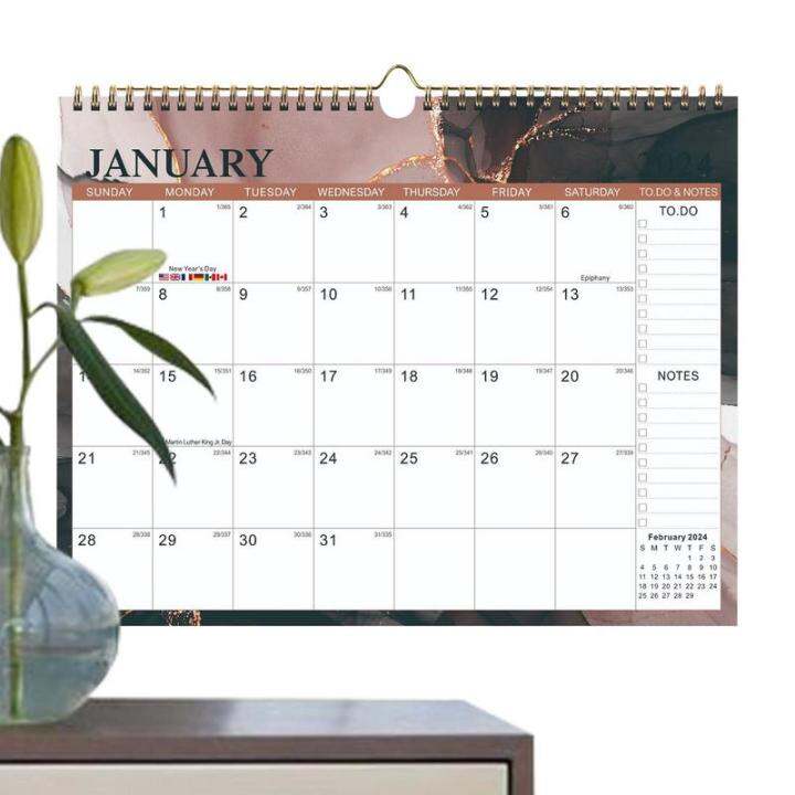 Large Desktop Calendar 20232024 Desktop Calendar Aesthetics Wall