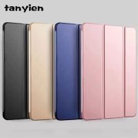 {RUBBIE Shell} Casing Tablet สำหรับ iphone iPad Mini 1 2 3 4 5 6 7.9 8.3 3th 2th 4th 5th กระจกเทมเปอร์ครอบอัจฉริยะเป็นหนังสามทบรุ่น6th