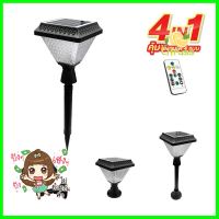 ไฟจัดสวน SOLAR BEC BALI-S 3 วัตต์ RGB สีดำSOLAR GARDEN LIGHT BEC BALI-S 3W RGB BLACK **ใครยังไม่ลอง ถือว่าพลาดมาก**