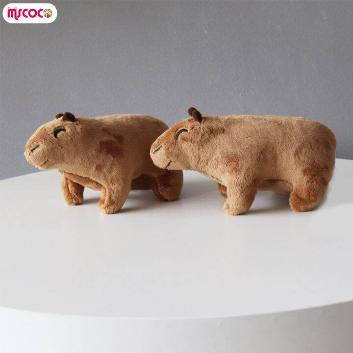 mscoco-ตุ๊กตาคาปิบาร่าจำลองของเล่นตุ๊กตายัดไส้นุ่มสบายผิวของเล่นตุ๊กตาสำหรับวันเกิดสำหรับเด็กเป็นของขวัญสำหรับเด็ก