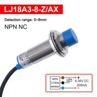 Lj18a3ใกล้เคียงสวิทช์ Npn Pnp เซ็นเซอร์ M18ไม่มีเอ็นซีเข้าทรงกระบอก Ax Ay Bx โดย Cx Cy 2/3/4-Wire