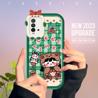 เคสใส่โทรศัพท์ Xiaomi Redmi 10 10A 9C 9T K30 Pro K30 Pro ZooM เคส Redmi10เคสเชอร์รี่น่ารักเด็กผู้หญิงมอนสเตอร์เคสเลนส์โทรศัพท์แบบนิ่มปลอกกันกระแทกฝาครอบป้องกัน