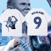 Summer Haaland คว้ารางวัล Best Player Summer Print T-Shirt เสื้อยืดลำลองฤดูร้อน S-5XL