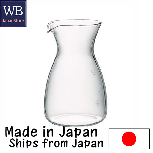 Japanese Carafe Decanter 400ml HARIO Microwavable Dishwasher safe Heat
