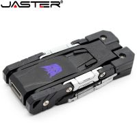 【CW】 JASTER  Plastic U Disk Cartoon Usb Flash Drive Transfomer 4GB 8GB 16GB 32GB Transformation