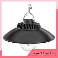 ไฟ Led ตั้งแคมป์ในตัว1200 Ma แบตเตอรี่100-200 Lumens Typec ชาร์จเต็นท์แสงด้วยตะขอ