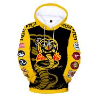 ♦ Fashion Hoodies Cobra Kai TV Series 3D Print Sweatshirt Men Women Casual Streetwear Hoodie Harajuku Kids Boy Girl Coats Clothing