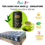 Chính hãng Thùng Trà Xanh Hoa Nhài JJ 24 Lon x 300ml - Thương hiệu