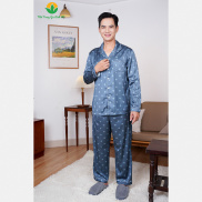 Bộ đồ ngủ nam Pijama trời trang Việt Thắng chất ụa cao cấp mềm mịn