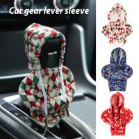 Christmas Gear Shift Cover Car Shift Knob Hoodie Merry Christmas Funny Sweater Hoodie Gear Stick Cover Ho Ho Ho Cute Car Accessories for Car Interior Decorations upgrade