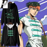 JOJOs Bizarre Adventure-Sudadera con capucha para hombre y mujer, suéter de manga larga con estampado 3d de Anime japonés, a la moda