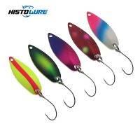 Trout Spinning Spoon Single Hook Fishing Lure 32mm 3.2g Artificial Wobbler Perch Bass BaitsLures Baits