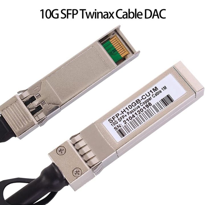 10g-sfp-twinax-cable-direct-attach-copper-dac-10gbase-sfp-passive-cable-for-sfp-h10gb-cu1m