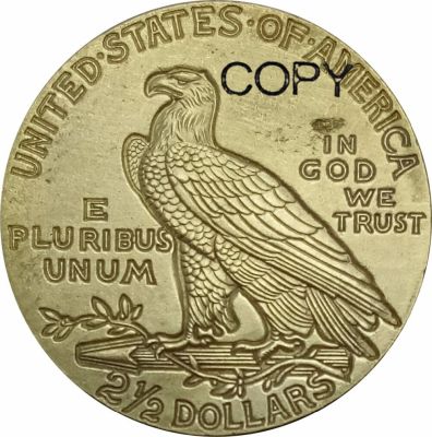 เหรียญกษาปณ์ทองเหลืองสำหรับ Gratis Ongkir,เหรียญอีเกิล2 1/2เหรียญทองสองเหรียญครึ่ง1929เหรียญเลียนแบบ
