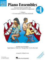 หนังสือเปียโน Hal Leonard Student Piano Library Ensembles Book 1