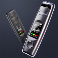 เครื่องทดสอบแอลกอฮอล์ Professional ความไวสูง Breathalyzer Non-Contact Alcolometer Type-C ชาร์จแบบพกพา Breathalyzer