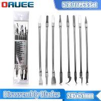 {7ho car tools} 17/8/5 In 1โลหะ Disassembly Blades ซ่อมโทรศัพท์ชุดเครื่องมือ Remover เครื่องมือสำหรับซ่อมคอมพิวเตอร์ BGA CPU IC ชิปซ่อมเครื่องมือ