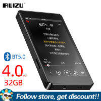 RUIZU เครื่องเล่น MP4ใน MP3บลูทูธ H1พร้อมลำโพง HD ในตัวเครื่องเล่นเพลง MP3เครื่องเล่นเสียงวิดีโอแบบพกพา32GB นาฬิกาปลุกนาฬิกาจับเวลาปฏิทินเครื่องเล่นวิดีโอรองรับบัตร TF สูงถึง128GB